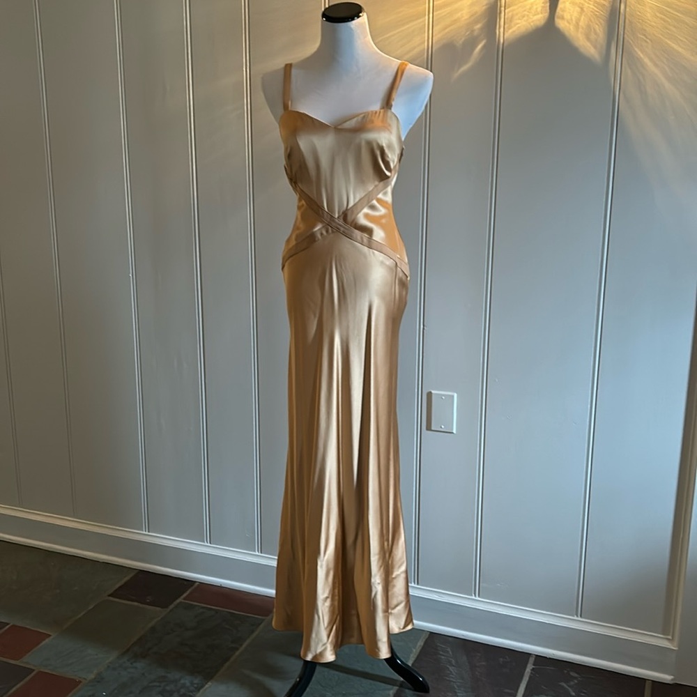 Gorgeous 100% Silk Long Gown size 6